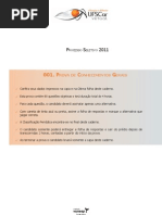 Prova Da Ufscar 2011