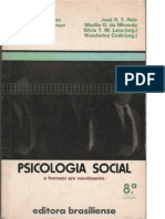 Psicologia Social o Homem Em Movimento. LANE, Silvia. CODO, Wanderley (Org.). 