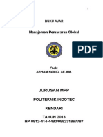 Download Buku Ajar Manajemen Pemasaran Global by Arham Hamid SN129847091 doc pdf