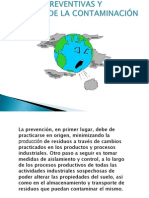 Medidas Preventivas de Contaminación y Control Del Suelo