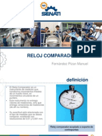 Reloj comparador: instrumento para mediciones lineales