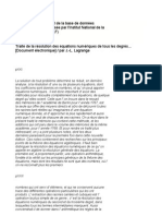 Joseph Louis Lagrange - Traité de la résolution des équiations numériques de tous les degrés