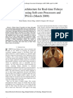 A Flexible Architecture For Real-Time Fisheye Correction Using Soft-Core Processors and FPGA's