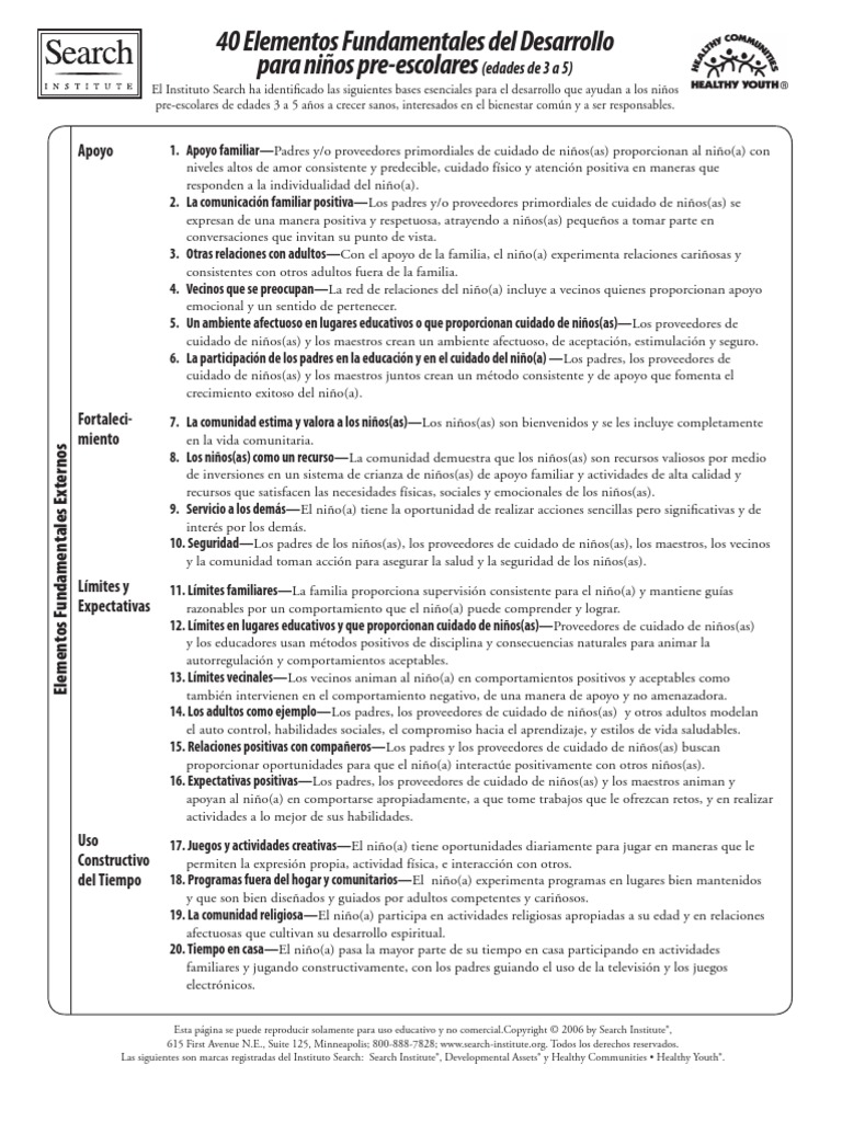 40 EFD Preescolares | PDF