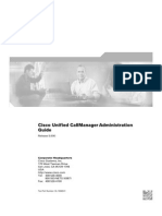 Cisco Unified CallManager Administration