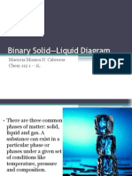 Binary Solid-Liquid Diagram