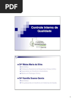 Controle Interno Da Qualidade - Nova