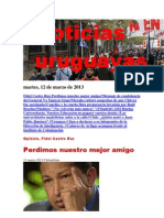 Noticias Uruguayas Martes 12 de Marzo Del 2013