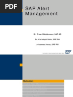 SAP ALM - Alert Management System