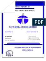 33920279 Employee Engagement Survey Project at Tata Refractories Ltd