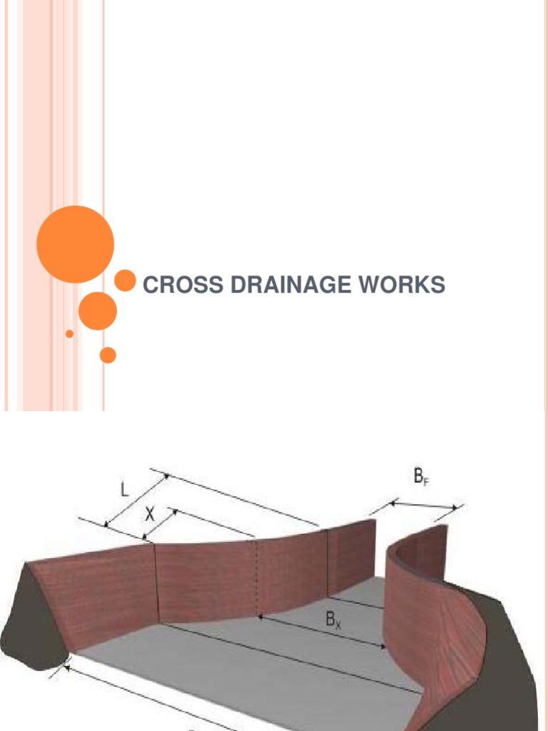 Cross Drainage Works PDF Canal Discharge (Hydrology)