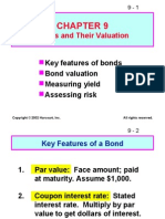 Bonds and Their Valuation: Key Features of Bonds Bond Valuation Measuring Yield Assessing Risk