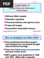 Capital Structure Decisions: Extensions