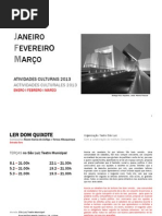 Programa Cultural Ene-Mar 2013