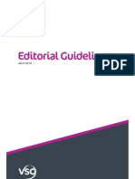 VSO Editorial Guidelines