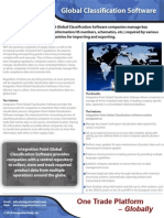 Global Classification Software: One Trade Platform