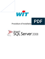 Installation de SQL Serveur 2008 (1)