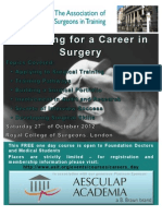 Preparing for a Career in Surgery