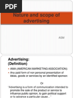 Download Nature and Scope of Advertisiing Research by silkymahajan SN129932737 doc pdf