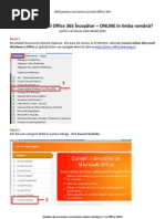 Ghid de Accesare a Cursului Online Office 365