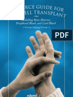 Resource guide for stem cell transplant