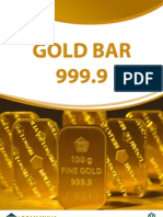 Gold Bar 999.9