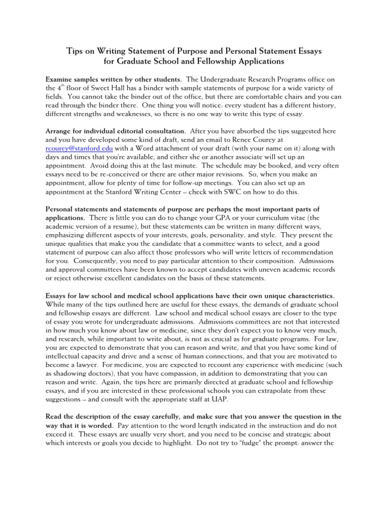Writing Statement Of Purpose Essay Help. Statement of Purpose (SOP)