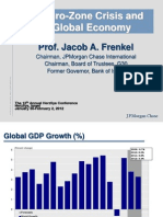 The Euro-Zone Crisis and The Global Economy: Prof. Jacob A. Frenkel