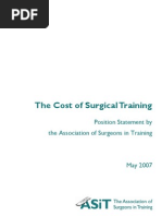 Download ASiT Cost of Surgical Training Final by Association of Surgeons in Training SN129944227 doc pdf