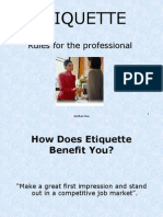 Etiquette: Rules For The Professional