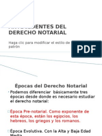 Antecedentes Del Derecho Notarial