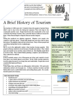 A Brief History of Tourism