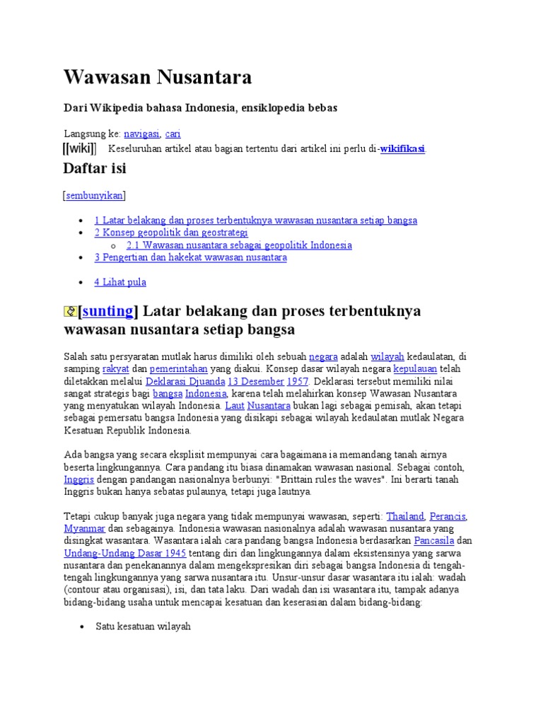 Wawasan Nusantara