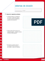 Problemas de Division Por Una Cifra Por Una Cifra