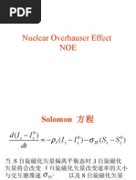 Nuclear Overhauser Effect NOE