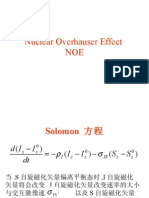 Nuclear Overhauser Effect NOE