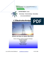 L'électrotechnique Notion de Base Et Réseau Électrique PDF