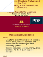 Senate Higher Ed Administrative Report