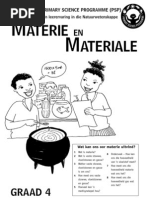 Download Materie en Materiale Graad 4 Afrikaans by Primary Science Programme SN12997705 doc pdf