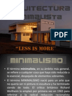 Arquitectura Minimalista