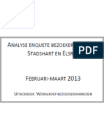 Publicatie Enquete Bezoekersparkeren