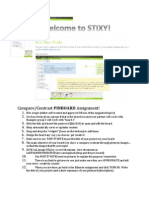 Compare/Contrast PINBOARD Assignment!: Stixy Automatically Saves or Updates Content