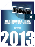 Congratulations: Leaders of The Pact Winners