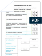 Examen de Las Propiedades de Las Sales