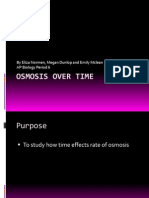 Osmosis Over Time