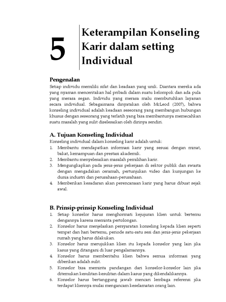 Konseling Individu Pdf