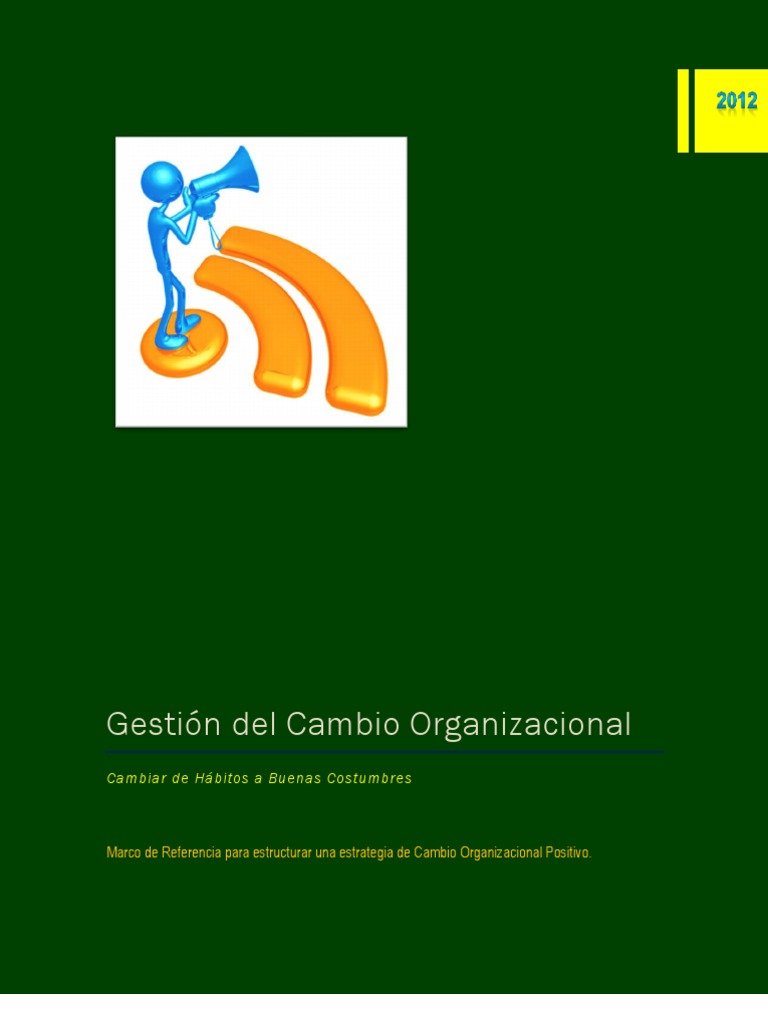 Estrategias para el Cambio Organizacional | PDF | Gestión del cambio ...