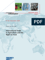 International Trade in Agriculture and the Right to Food