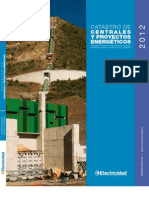 Chile Editec, Catastro de Centrales y Proyectos Energetico 2012