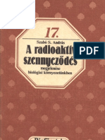 Biofüzetek 17 - Szabó S. András - A radioaktív szennyeződés
